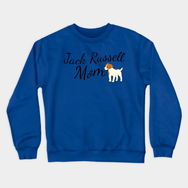 Jack Russell Terrier Dog Mom Crewneck Sweatshirt by tribbledesign